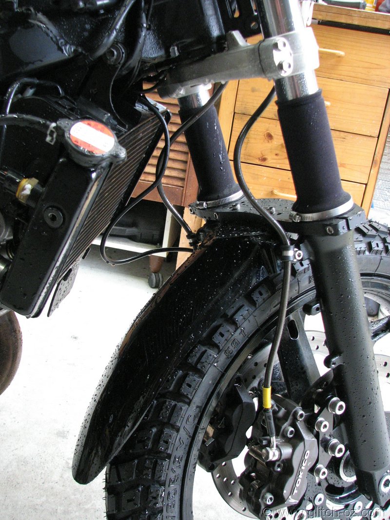 Adv Tech fork brace install... StromTrooper